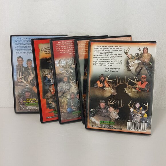Lot of 5 Hunting DVDs Primos The Truth Big Bucks 9, 13, 14, 15, 16 - Picture 3 of 4